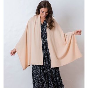 Dudley Stephen Bedford scarf Terry Fleece in Blush